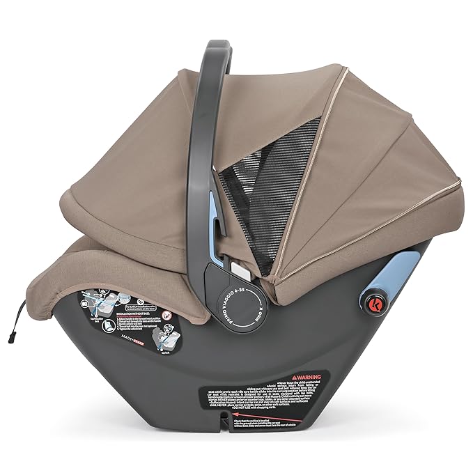 Peg Perego Primo Viaggio Nido - Rear Facing Infant Car Seat - Includes Base with Load Leg & Anti-Rebound Bar - for Babies 4 to 30 lbs - Made in Italy - Pine Bark