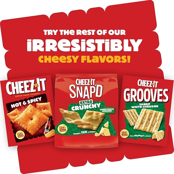 Cheez-It Snack Mix, Lunch Snacks, Office and Kids Snacks, Classic, 40oz Bag (1 Bag)