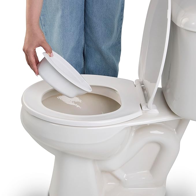 Bright Starts Disney Junior Mickey Mouse My Size Potty Training Toilet, Toddler Potty Chair with Flushing & Cheering Sounds, Removable Seat with Splash Guard & Handles, Ages 18+ Months, Up to 50 lbs
