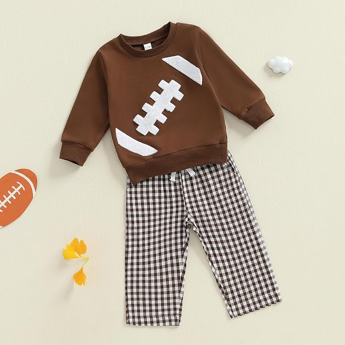 Infant Baby Boy Fall Clothes Set Funny Letter Sweatshirt Pant Outfit Toddler Winter Clothes 6 12 18 Months 2T 3T