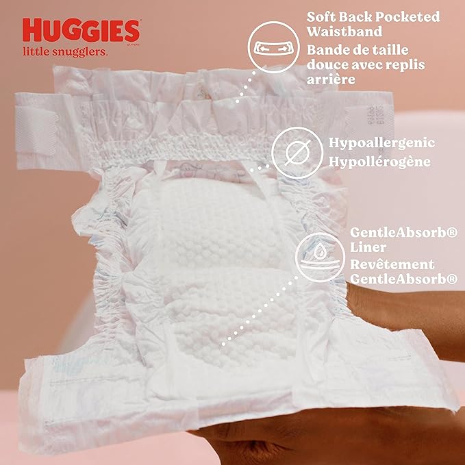 Huggies Little Snugglers Baby Diaper Size 1, 8 to 14 lbs. 34717, 20 Ct