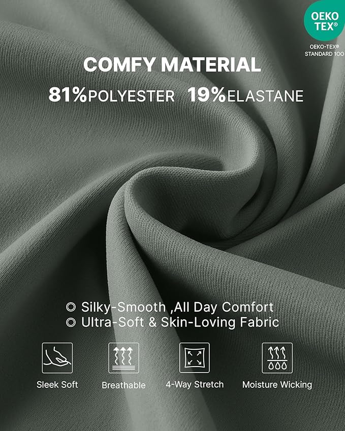 G4Free Maternity Pants Over The Belly Yoga Dress Work Pregnancy Pants Stretchy Lounge Wide Leg Trousers with Pockets