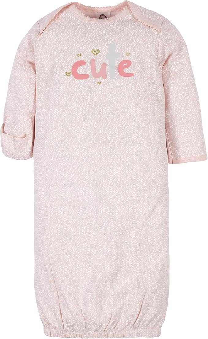 Gerber baby-girls 4-pack Sleeper Gown