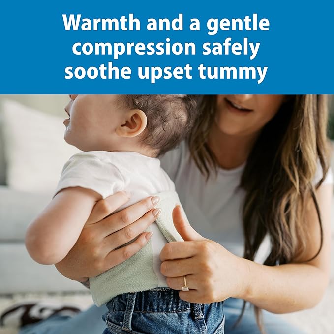 Dr. Brown's Infant Gripebelt Heated Belly Band, Soothe Baby's Tummy with Gentle Warmth and Compression, Panda, 0m+ (Pack of 6)