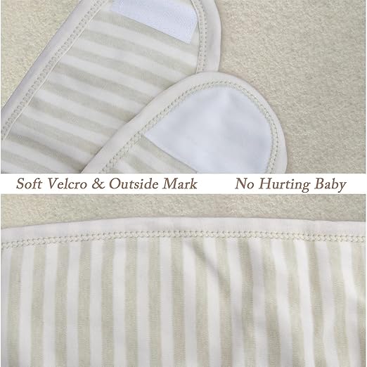 wonuu Baby Umbilical Cord Belt, Infant Belly Binder Hernia Care Navel Truss Support Newborn Warm Essential with Breathable Organic Cotton (4Pack-Green)