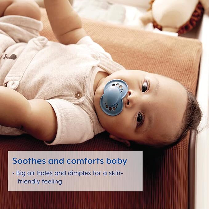 MAM Original Baby Pacifiers 16+ Months, Binky for Newborn Babies, BPA-Free Skin Soft Silicone Nipple, Glows in The Dark, Developed with Medical Experts, 2 Count, Sterilizer Case, Made in Europe