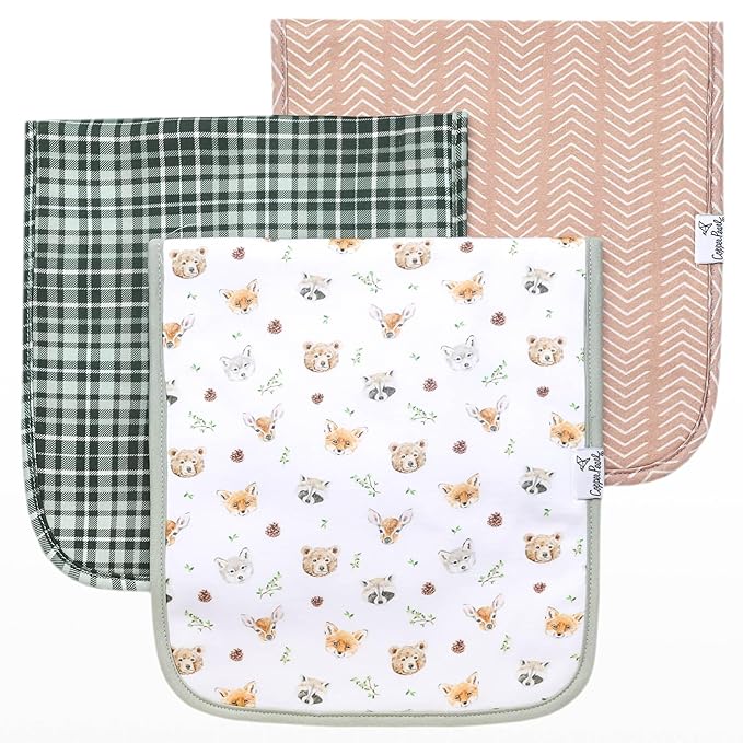Copper Pearl, Wilder Burp Cloth Set