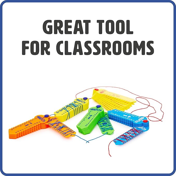 Learning Wrap-Ups Subtraction Keys - Self Correcting Math Tool for Kids Grade Level 1-3