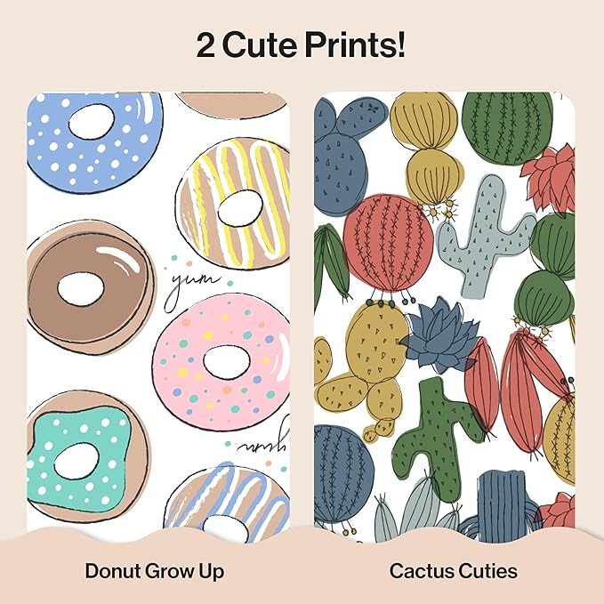 The Honest Company Comfort Dry Disposable Diapers for Sensitive Skin, Hypoallergenic, Fragrance-Free, Donut Grow Up + Cactus Cuties, Super Club Box, Size 4 (22-37 lbs), 104 Count