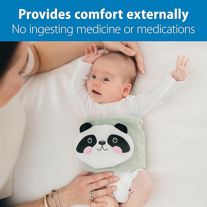Dr. Brown's Infant Gripebelt Heated Belly Band, Soothe Baby's Tummy with Gentle Warmth and Compression, Panda, 0m+ (Pack of 6)