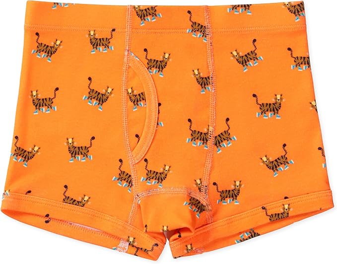 Lucky & Me Nolan Boys GOTS, Organic Cotton, Boxer Briefs, 7-Pack