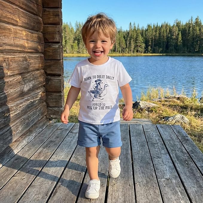 WZTYYDS Toddler Baby Boy Summer Clothes 2T 3T 4T 5T Boys Outfit Letter Truck Short Sleeve T-Shirt Tops + Shorts Set