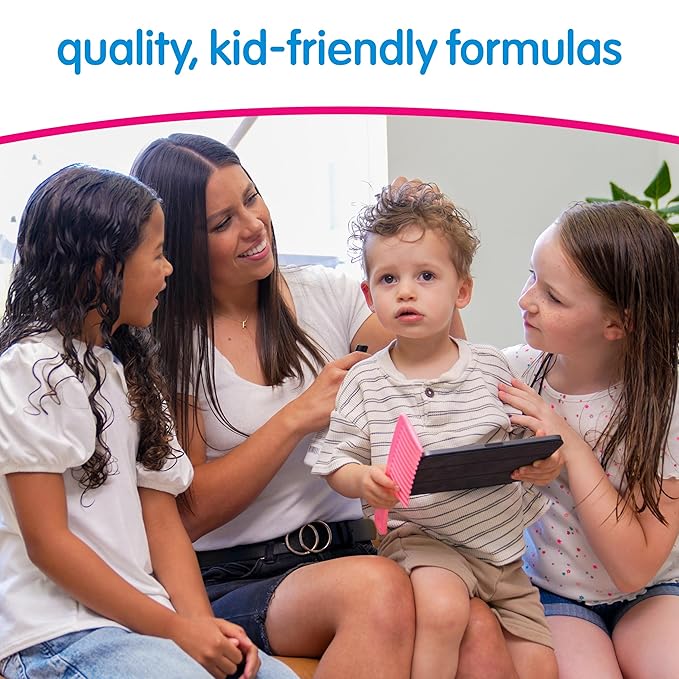 SO COZY Leave In Conditioner Spray (8 Fl Oz) Detangler for Kids' Curly Hair, Tangle-Free Curls, Gentle & Nourishing with Keratin, Vitamin B5, Olive & Jojoba Oil, Paraben-Free, (Pack of 4)