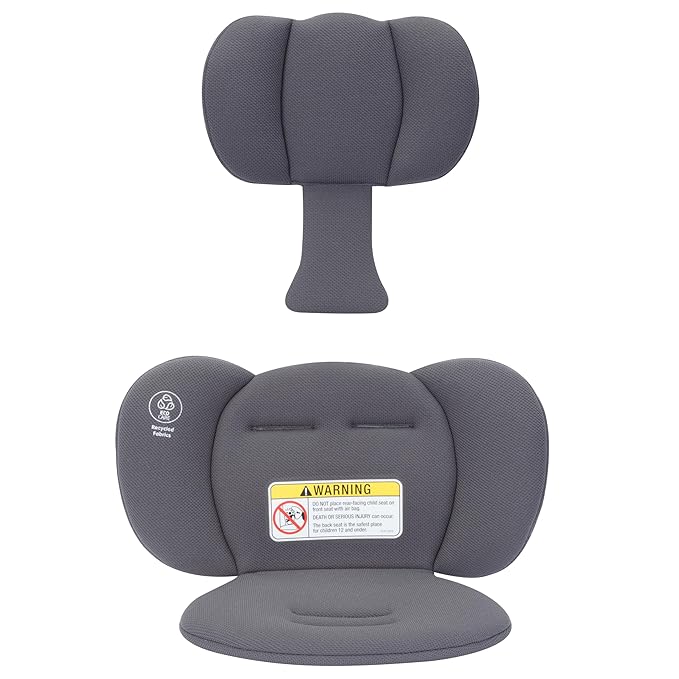 Maxi-COSI Pria Max+ All-in-One Baby Convertible Car Seat, Rear Facing, Forward Facing Infant Toddler Booster, Easy Latch Install, Magnetic Buckle, Adjustable Harness, Cup Holders, Sea Shadow