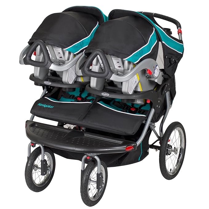 Baby Trend Navigator® Double Jogger, Tropic