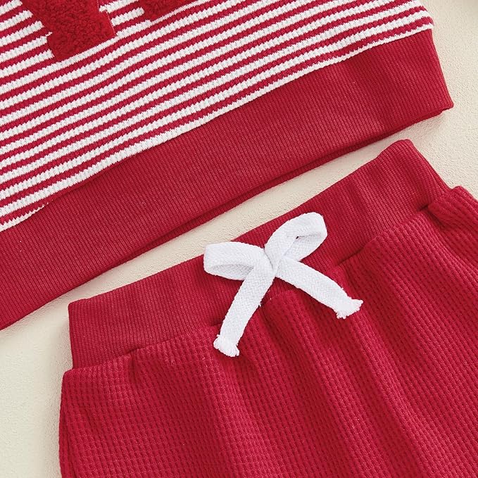 Infant Baby Boy Fall Clothes Set Funny Letter Sweatshirt Pant Outfit Toddler Winter Clothes 6 12 18 Months 2T 3T