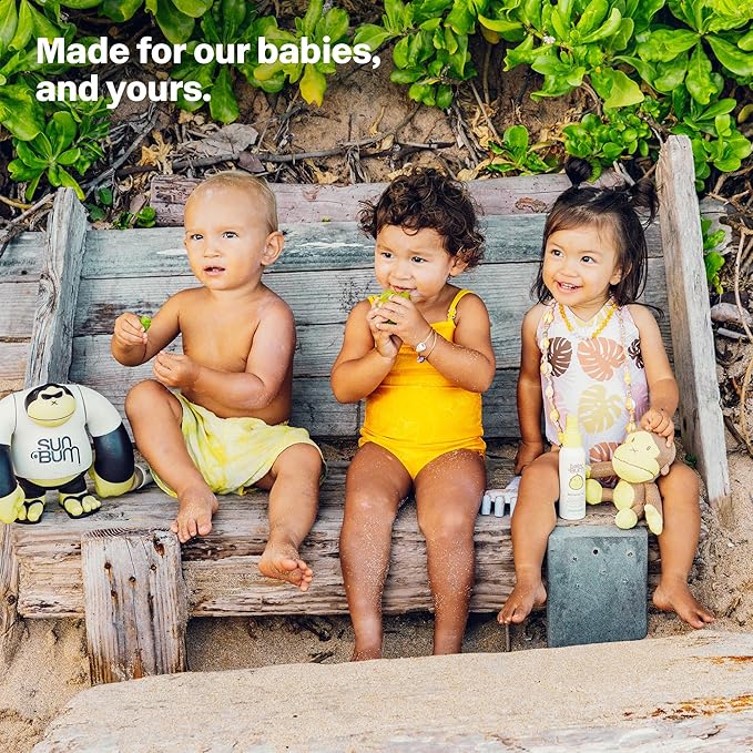 Baby Bum SPF 50 Sunscreen Spray - Mineral UVA/UVB Face and Body Protection for Sensitive Skin - Fragrance Free - Travel Size - 3 oz