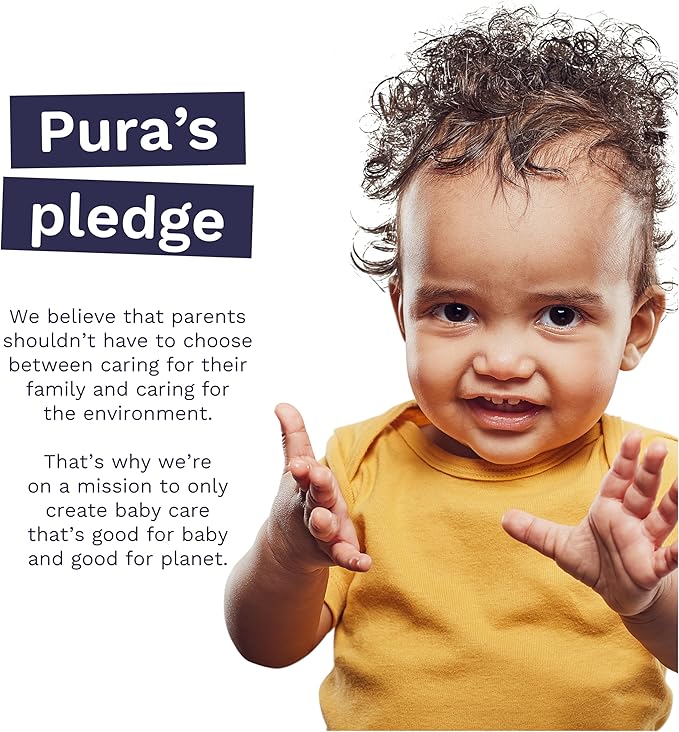 Pura Hypoallergenic Diaper Pants Size 5 (27-38 lbs) Overnight, up to 12 Hours Leak Protection, Suitable for Sensitive Skin, Totally Chlorine Free, Soft Organic Cotton, 1 Pack of 19 Pull Up Pants
