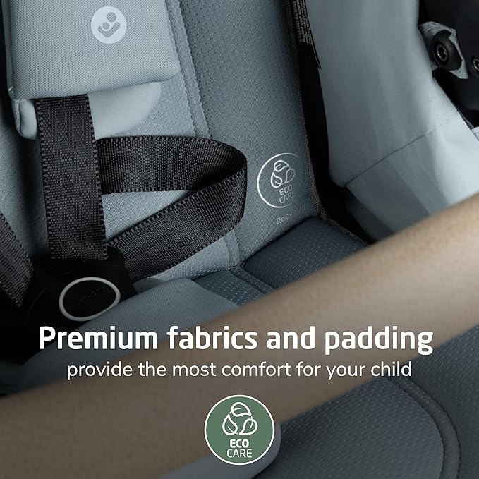 Maxi-COSI Zelia Pro 5-in-1 Travel System with Mico Pro Infant Car Seat, Baby Stroller Combo, Reversible Seat, Large Wheels, Adjustable Handle, Newborn to Toddler, Lightweight, Seascape
