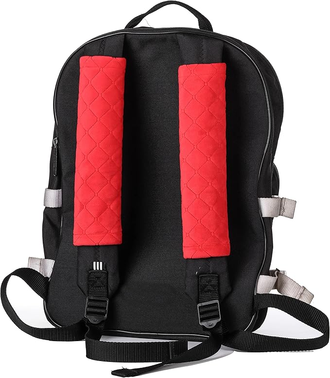 Amooca Soft Seat Belt Cover Pad, 2-Pack Soft Car Safety Seatbelt Strap Shoulder Pad for Adults and Children, Suitable for Car Seat Belt, Backpack, Shoulder Bag, Laptop Computer Bag (Red)