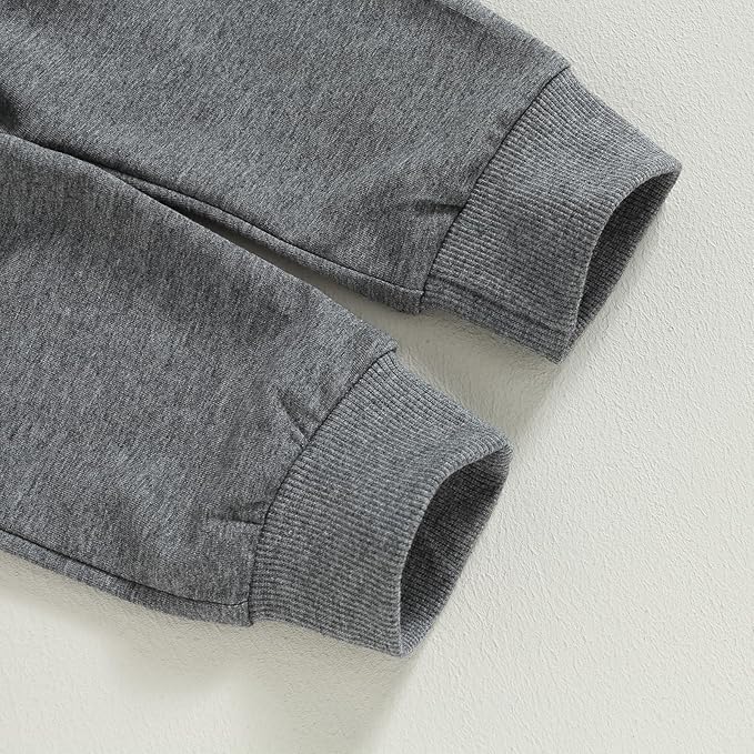Baby Boy Fall Clothes Set Long Sleeve Crewneck Sweatshirts Pants Cute Infant Newborn Outfits 6 12 18 24 Months 2T