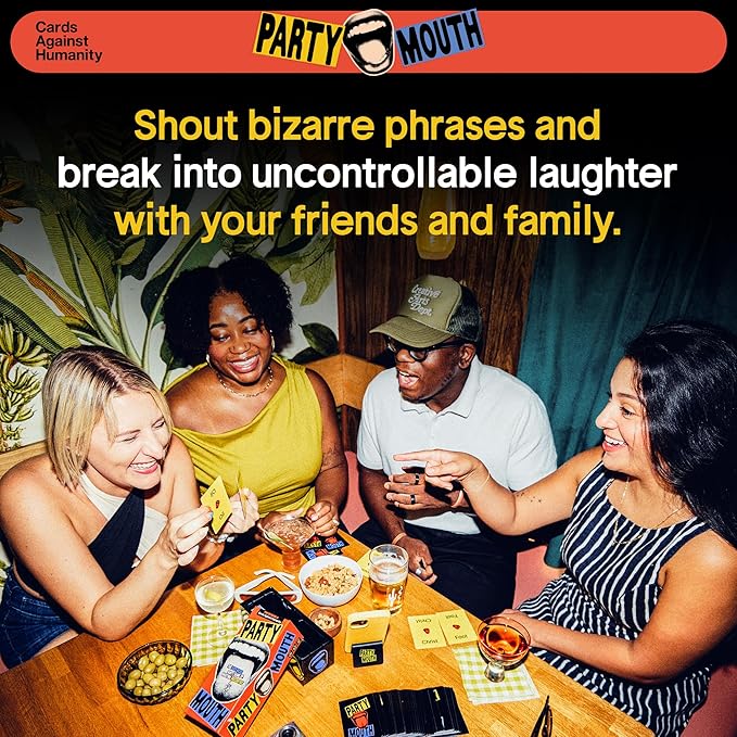 Party Mouth by Cards Against Humanity • A Fast and Filthy Adult Party Game • Mind Meld with Friends and Shout Absurd Phrases