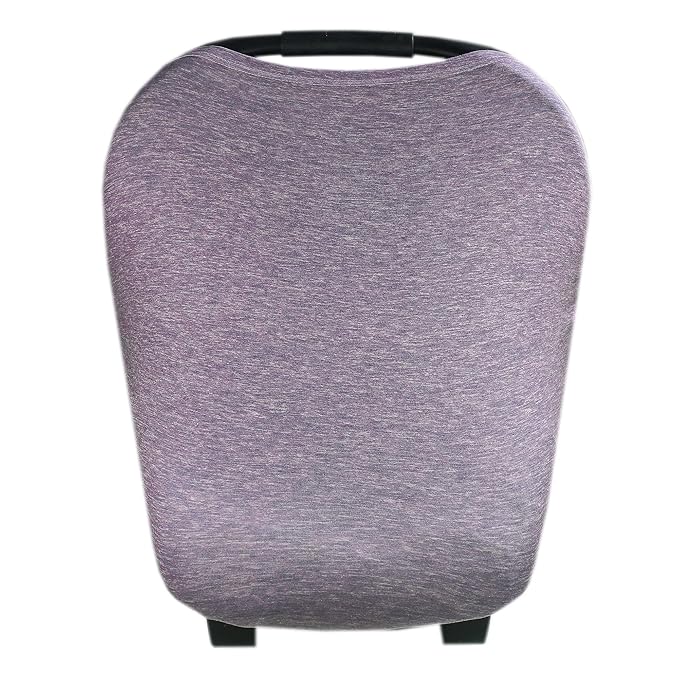 Copper Pearl Multi-Use Cover: Car Seat Covers, Nursing Cover, and Stroller Cover for Sun - Stretchy Fabric, All-Season Use, Stylish Designs, Easy Access for Moms - Violet