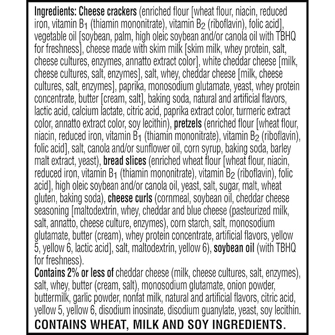 Cheez-It Snack Mix, Lunch Snacks, Double Cheese (6 Pouches)