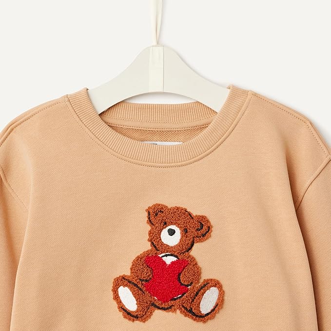 Amazon Essentials x Sofia Grainge Unisex Toddlers and Babies' Sweatshirt & Sweatpant Set