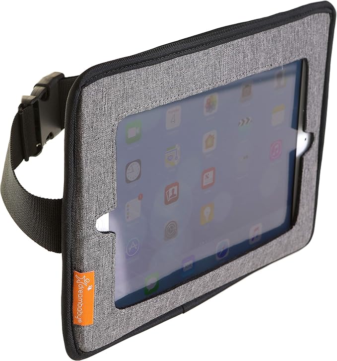 Dreambaby Reversible Car Back Seat Rear View Mirror - 2 in 1 Function - Tablet Holder & Safety Mirror - Grey - Model L1215