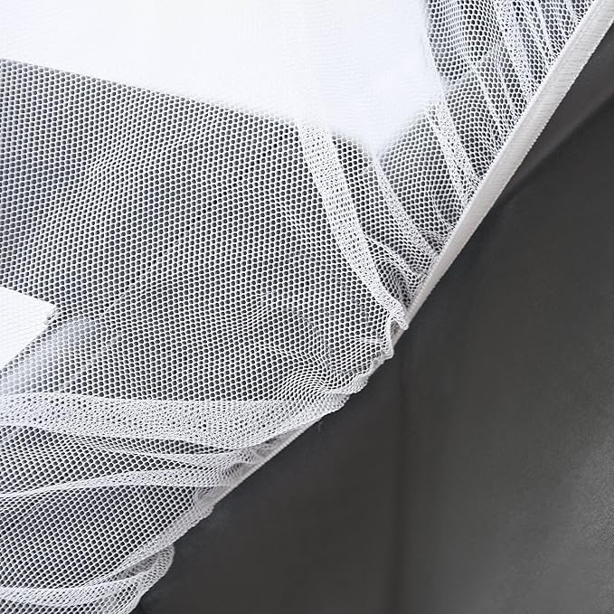 Baby Mosquito Net for Stroller, Car Seat & Bassinet – Premium Infant Bug Netting for Jogger, Carrier & Pack N Play – Toddler Canopy & Gift Packaging White