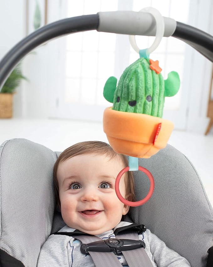 Skip Hop Baby Stroller Toy, Farmstand Grow & Play Jitter, Cactus