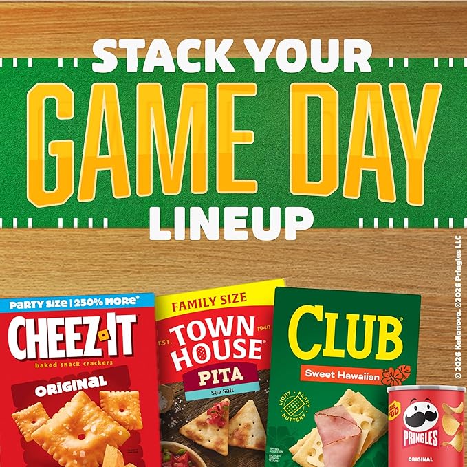 Cheez-It Cheese Crackers, Baked Snack Crackers, Lunch Snacks, Variety Pack, 12.1oz Box (12 Packs)