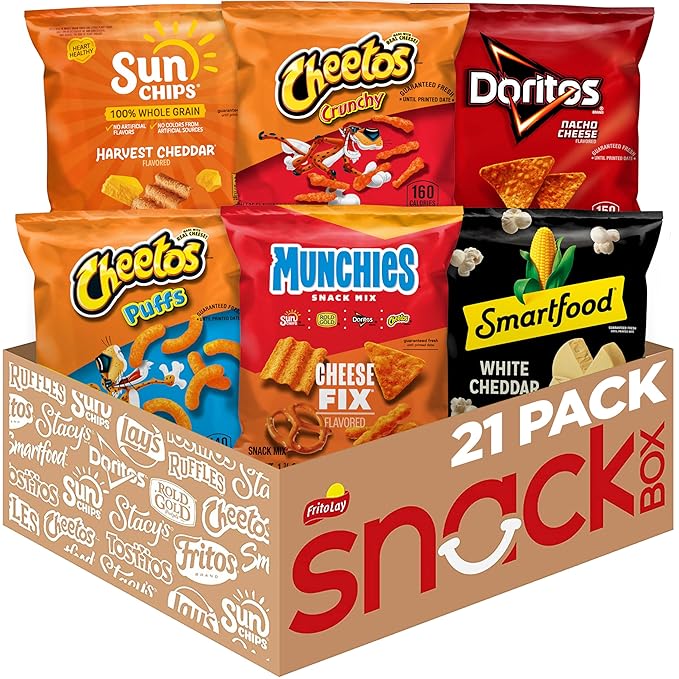 Frito-Lay Cheesy Mix Variety Pack (Pack of 21)