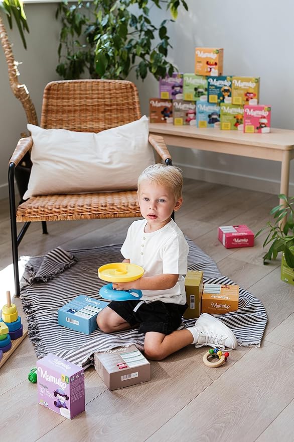 MAMUKO Organic Porridge - Healthy Porridge Blend of Spelt, Buckwheat & Rice - High Fiber Porridge with No Added Sugar, Milk & Preservatives - Organic Porridge Ideal for Toddlers - (200g & 10 Servings)