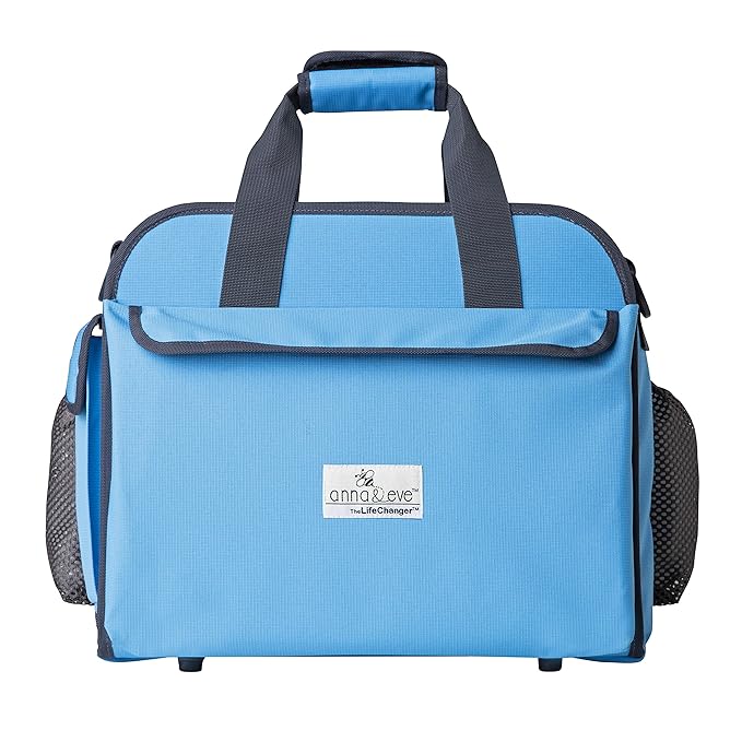 Anna & Eve Diaper Bag with Changing Station, Baby Bag, Diaper Backpack for Baby Girl and Boy, Large Diaper Tote Bag - Portable Diaper Changing Pad