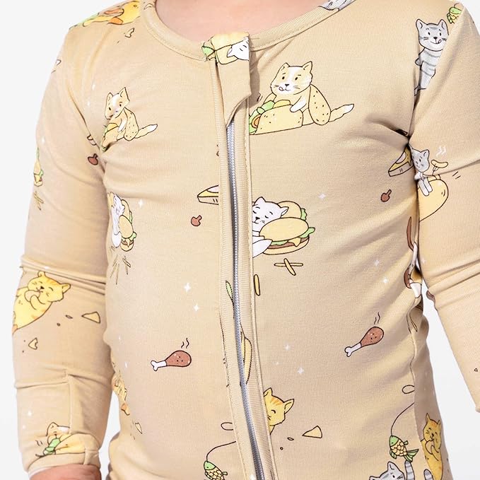 Bellabu Bear Convertible Footies for Baby Boys & Baby Girls, Family Matching Pajamas, Rayon from Bamboo