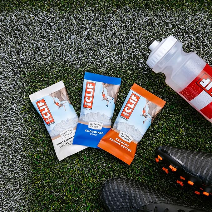 CLIF BAR - Energy Protein Bars - Chocolate Chip - Made with Organic Oats - Energy Bars - Non-GMO - (15 Pack)