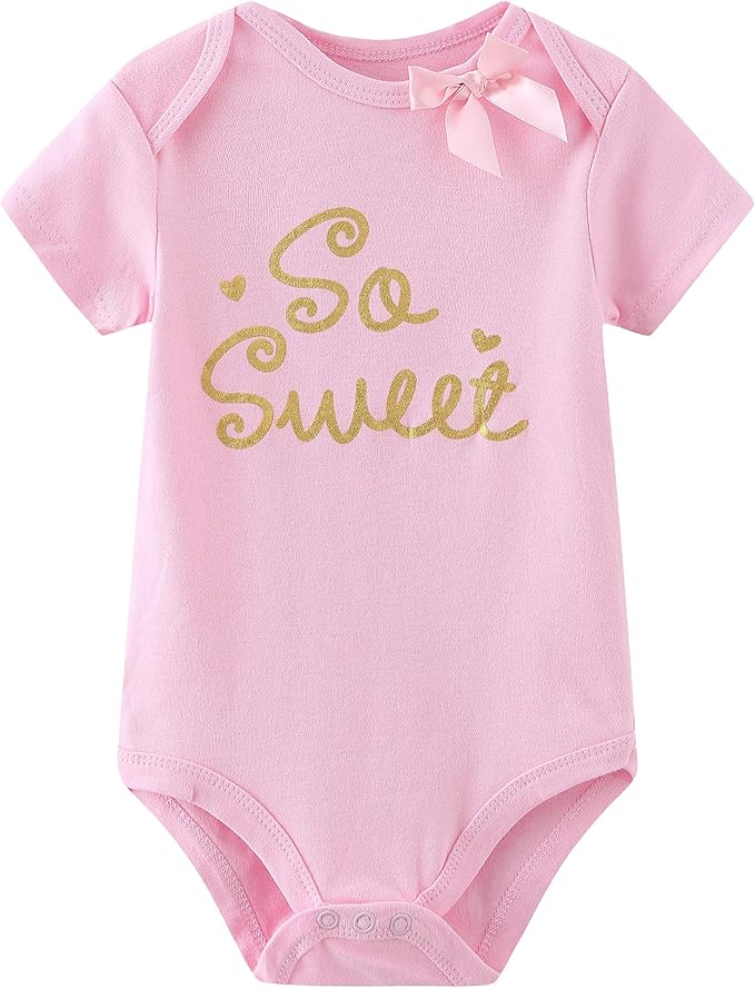 Kiddiezoom Baby Layette Set Baby Boys' 9-Piece Bodysuits Pants Set Toddler Girl Boy Unisex Baby Gift Sets