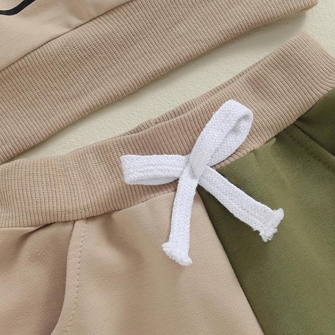 Infant Baby Boy Fall Clothes Set Funny Letter Sweatshirt Pant Outfit Toddler Winter Clothes 6 12 18 Months 2T 3T