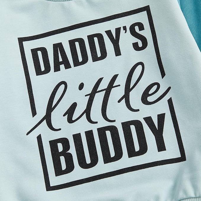 Infant Baby Boy Fall Clothes Set Funny Letter Sweatshirt Pant Outfit Toddler Winter Clothes 6 12 18 Months 2T 3T