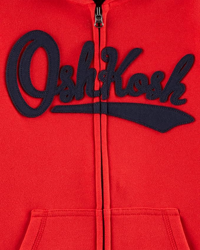 OshKosh B'Gosh Boys' Full Zip Logo Hoodie
