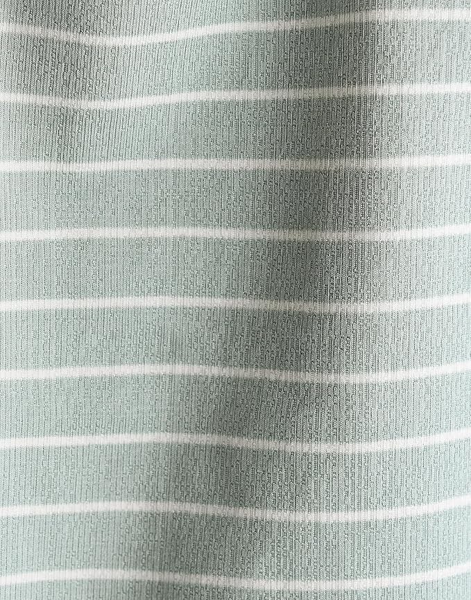 moimoln Stripe Pajamas Set 12M-8Y Ribbed Unisex Baby & Toddler, Soft Viscose, Snug-Fit, Everyday Sleepwear