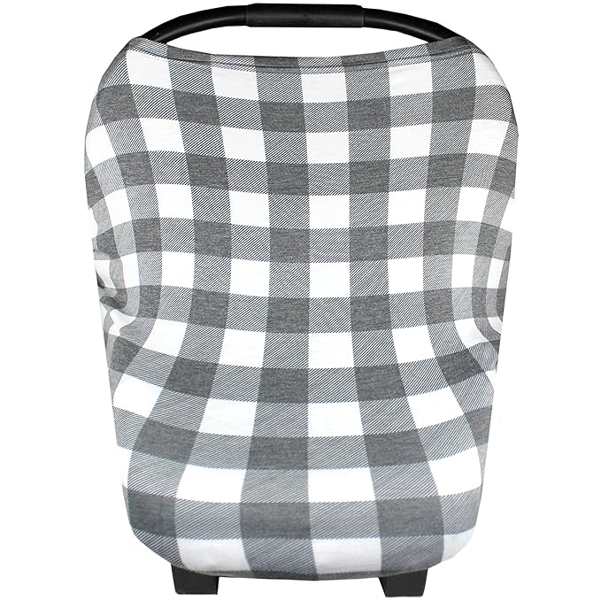 Copper Pearl Multi-Use Cover: Car Seat & Stroller Cover for Sun - Stretchy Fabric, All-Season Use, Stylish Designs, Easy Access for Moms - Scotland