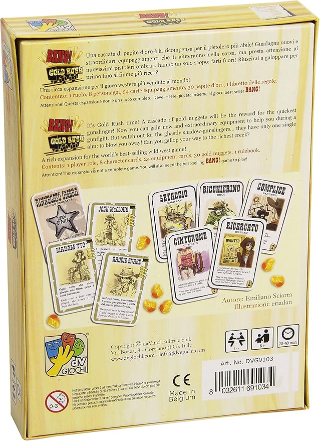 dV Giochi Bang! The Gold Rush | Card Game (9103DVG)