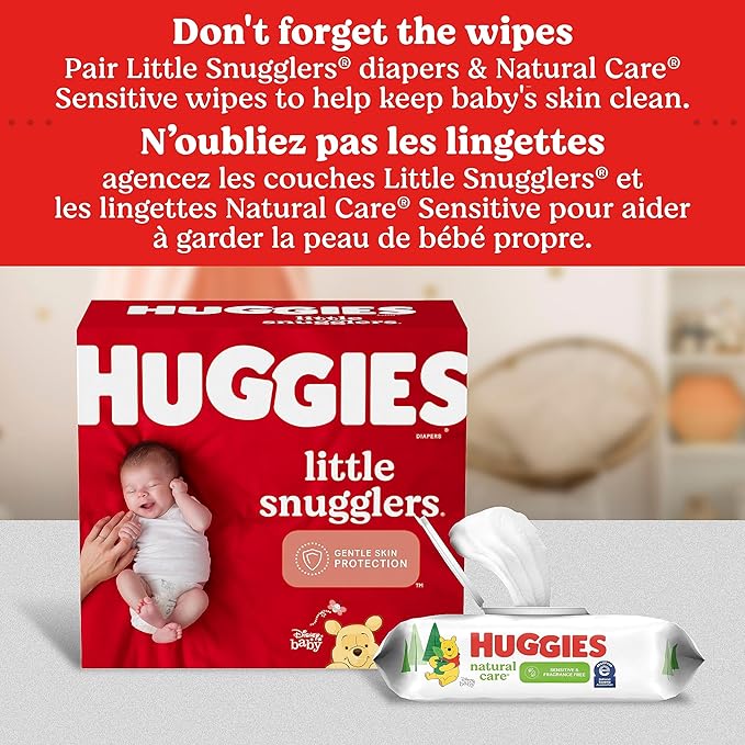 Huggies Little Snugglers Baby Diaper Size 1, 8 to 14 lbs. 34717, 20 Ct