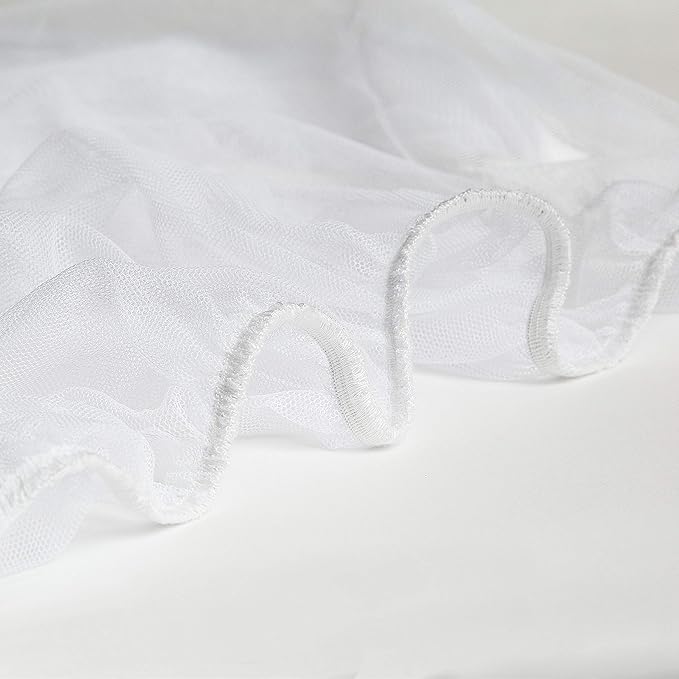 Delta Children Mosquito Net for Infant Car Seats, Infant Strollers and Bassinets | Breathable with Elastic Netting for Easy fit | White