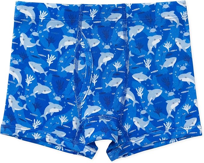 Lucky & Me Nolan Boys GOTS, Organic Cotton, Boxer Briefs, 7-Pack