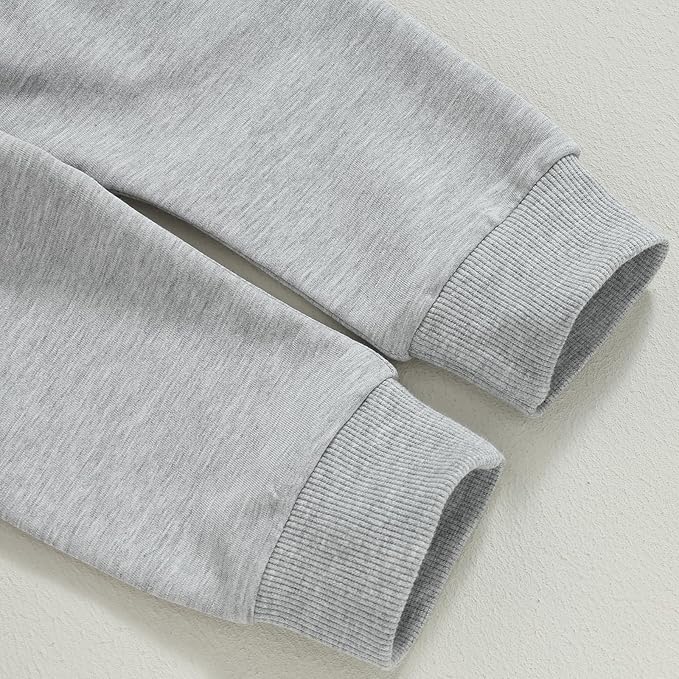 Infant Baby Boy Fall Clothes Set Funny Letter Sweatshirt Pant Outfit Toddler Winter Clothes 6 12 18 Months 2T 3T