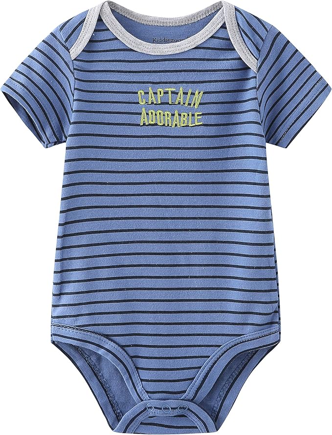 Kiddiezoom Baby Layette Set Baby Boys' 9-Piece Bodysuits Pants Set Toddler Girl Boy Unisex Baby Gift Sets
